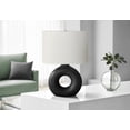 thumbnail image 2 of Lighting - 24"h - Table Lamp - Black Ceramic - Ivory/Cream Shade - Contemporary, 2 of 3