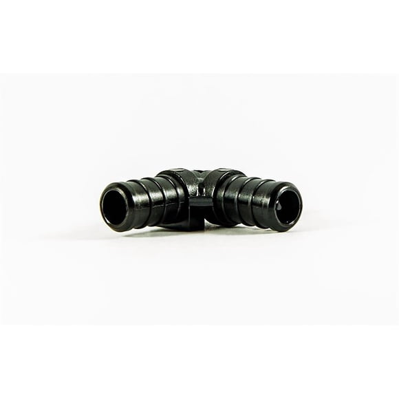 Elkhart Supply Fresh Water Fitting 29800 PEX Coupler; 1/2 Inch PEX x 1/2 Inch PEX; 90 Degree Elbow; Plastic; Black; Single
