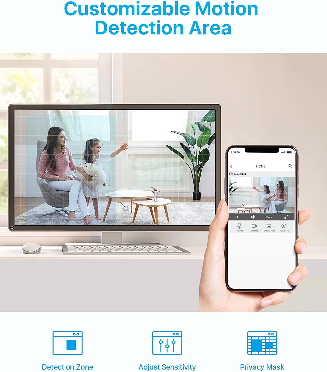 ZOSI H.265+ 8CH 1080P High Definition Hybrid 4-in-1 HD TVI