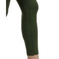 thumbnail image 6 of Homma Activewear Thick High Waist Tummy Compression Slimming Body Leggings Pant (Large, Olive), 6 of 7