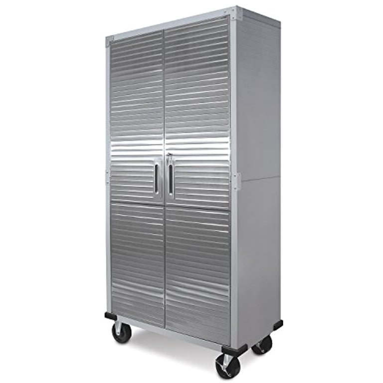 Seville Classics UltraHD Steel Lockable Storage Cabinet, 36