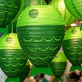 thumbnail image 5 of Fish Shaped Paper Light, Foldable Hanging Decoration for Indoor Outdoor Party, Two-Tone Gradient Print, Reusable Summer Festival Beach Theme Decor, 5 of 6
