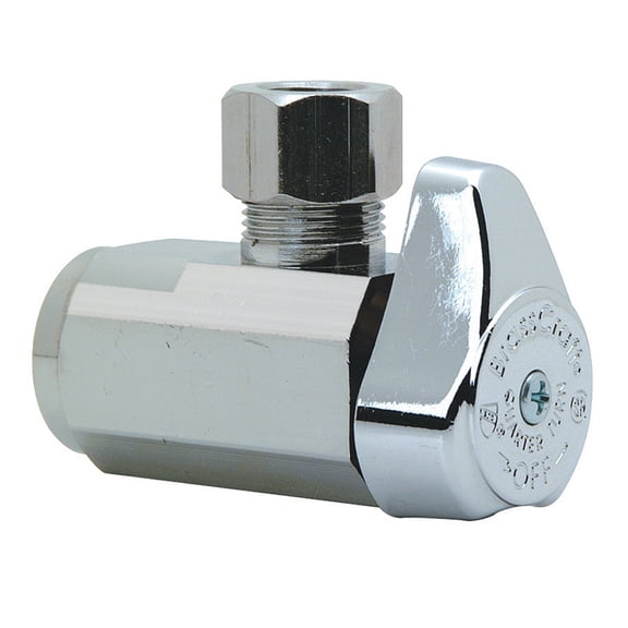 Brasscraft G2R17X C1 1/2 In. Fpt T X 3/8 In. S Brass Shut-Off Valve