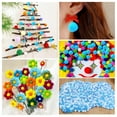 thumbnail image 5 of 300Pcs Christmas Pom Poms Balls,Soft and Fluffy Craft Pom Pom Balls,Multicolor Craft Supplies Pompoms for Arts and Crafts,Small Pom Poms Ball Ideal for DIY Crafts Decorations and Activities(Blue), 5 of 9