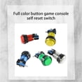 thumbnail image 2 of Sidaley Botones de juego de 10 piezas, tamaño compacto, ahorro de espacio, instalación práctica, interruptor brillante, pieza reemplazada Videojuegos y accesorios Azul, 2 of 6
