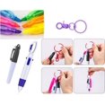 thumbnail image 5 of FYBTOF Mini Highlighter Nurse Pen Set for Badge Christmas Nurse Gifts Include 2 Nursing Keychain Clip,2 Tip Highlighter, 2 Permanent Marker Pen and 2 Retractable Ball Pen (Blue,Purple)-1025, 5 of 5