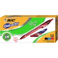 thumbnail image 1 of BIC Gel-ocity® Quick Dry Retractable Gel Pens, Medium Point, 0.7 mm, Assorted Ink Colors, 12 Count, 1 of 3