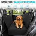 thumbnail image 3 of Pinshey® Dog Car Seat Cover for Back Seat, 54 x 58 Inch Waterproof Dog Car Hammock with Non-Slip Bottom, Seat Anchors & Headrest Straps, Convertible Dog Seat Cover and Pet Seat Protector for Cars SUV, 3 of 7