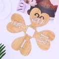 thumbnail image 3 of MasteelfCA 20pcs 1-20 Wooden Numbers with Holder Base Heart Shape Numbers for Wedding Decoration, 3 of 4