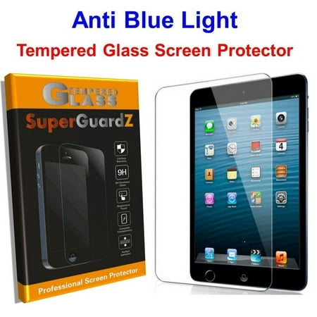 [2-PACK] For Apple iPad 9.7 (2017) - SuperGuardZ [Anti Blue Light, Eye Protect] Tempered Glass Screen Protector, 9H, Anti-Scratch, Anti-Bubble, Anti-Fingerprint