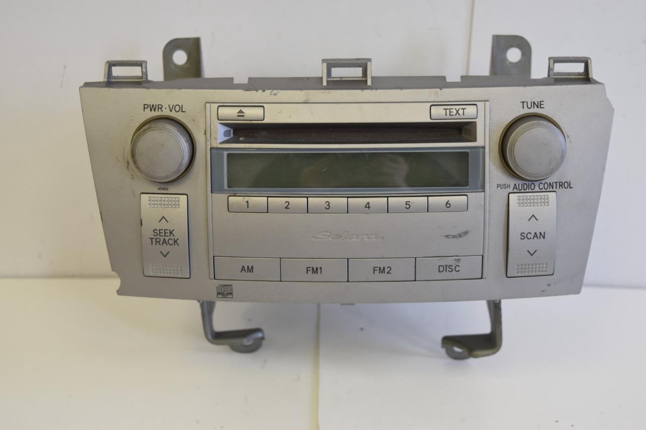 2004-2006 TOYOTA SOLARA RADIO STEREO CD PLAYER 86120-AA140