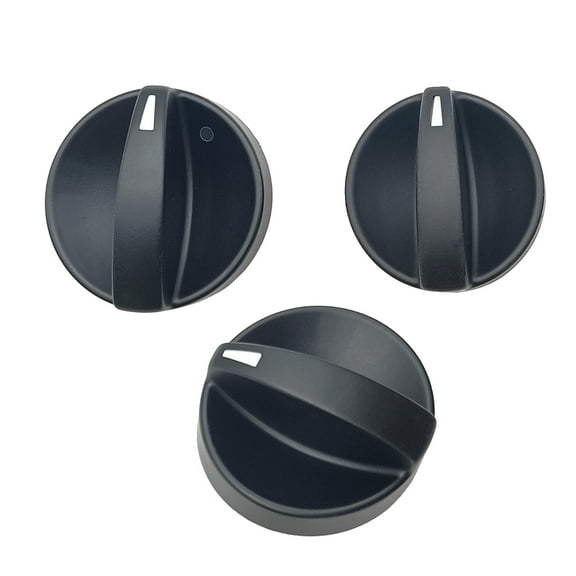 HVAC Control Knobs Fit for Mazda 6 2006 2007 2008 A/C Heater Fan Climate Control Switch Knob Replace GV3A-61-195 GV2W-61-195 Black 3-Pack
