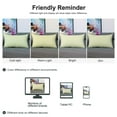 thumbnail image 7 of PiccoCasa 2pcs Checkered Grid Style Plaid Throw Pillow Cushion Cover for Home Office Car Decorative 18 x 18 Inch Green and White 12" x 20", 7 of 7