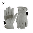 thumbnail image 1 of Doble piel vacuno trabajo jardineria, corte, construccion, guantes moto muñequera elastica, unisex MFZFUKR CPB-US-DYP714-4, 1 of 5