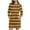 Yellow, variant on Kaemgyyd Long Sleeve Dress for Women Lightweight Pocket Hoodie Dress Spring Fall Casual Stripe Sweatshirts Dress for Women