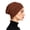 Coffee, variant on Soft Stretch Turban Cap for Women, Breathable Thin Cooling Skull Caps, Hair Volume Concealer