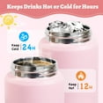 thumbnail image 5 of Hawsaiy 12oz Kids Insulated Water Bottle 2-Pack with Straw Lid, Leak-Proof Stainless Steel BPA-Free Thermos for School Boys and Girls, 5 of 15