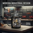 thumbnail image 2 of The Ultimate Mechanic's Toolbox Mug, 11oz Ceramic Mechanic Toolbox Coffee Cup, Tool Box Tea Mug Funny Gift for Husband Dad for Birthday Thanksgiving Anniversary (2PCS), 2 of 7
