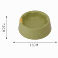 thumbnail image 3 of Pnellth Pet Bowl Flower Shape Leaf Decor Reinforced Base Anti-overturn Non-slip Food Grade PP Cats Dogs Water Food Feeding Dish Plate, 3 of 8