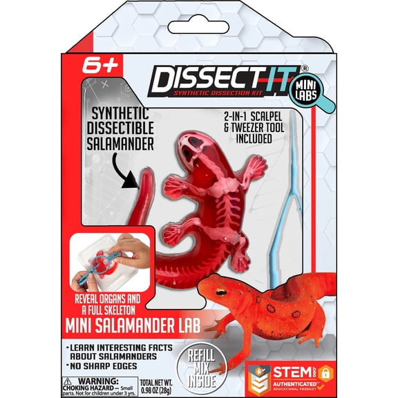 Top Secret Toys - Dissect It: A Synthetic Salamander Dissection Kit, MINI