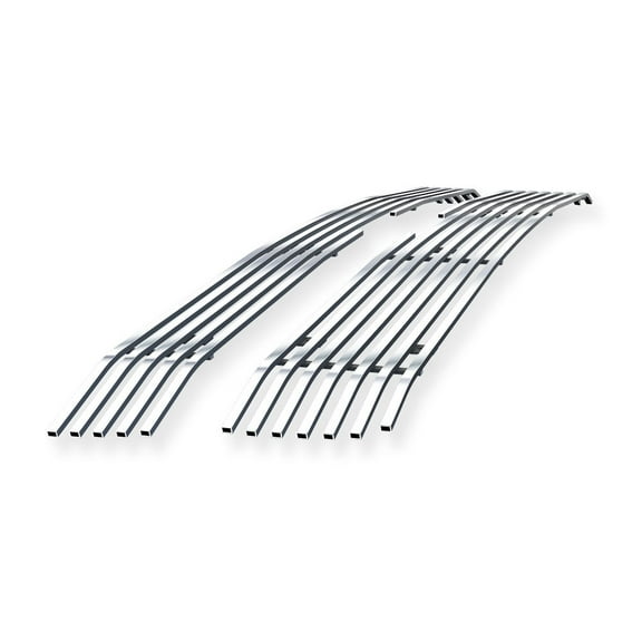 APS Premium Stainless Steel Chrome 8x6 Billet Grille Insert Compatible with Chevy Silverado 2500 HD 3500 HD 2011-2014 Main Upper N19-S13866C