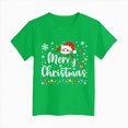 thumbnail image 5 of sdbrld Girls Christmas Shirt Kids Graphic T-Shirt Funny Xmas Holiday Tee Tops Fall Green Sizes 2-3 Years, 5 of 6