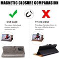 thumbnail image 5 of Samsung Galaxy A03S Cartoon Girl Wallet Case,Cat Dog Style Flip Phone Cover with ID Card Holder & Kickstand PU Leather Magnetic Clasp Cases for Samsung Galaxy A03S MG Grey, 5 of 14