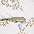 thumbnail image 2 of Home Soft Things Floral Embroidery Valance, 1 Piece, Rose Grey Blue, 19 x 60 Inches, 2 of 5