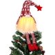 thumbnail image 1 of Adorno para árbol de Navidad con luces, adorno para árbol de Navidad iluminado, gnomos de 24 pulgadas, 1 of 5