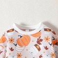thumbnail image 4 of Otqutp New Born Baby Romper 3 6 9 12 Months Girls Halloween Outfit Turkey Sweatshirt Bubble Toddler Cute Oversized Clothes Thanksgiving, 4 of 6