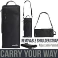 thumbnail image 4 of Bolsa enfriadora de golf Athletico – Enfriador aislado de lados suaves con capacidad para 6 paquetes de latas o dos botellas de vino (negro), 4 of 5