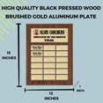 thumbnail image 3 of Perpetual Plaque Alpha premia al empleado personalizado del mes, 3 of 7