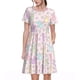 thumbnail image 1 of Balery Colorful Bunny Vestidos sueltos de manga corta para mujer, vestidos de verano 2025, vestidos casuales de corte A con vuelo., 1 of 6