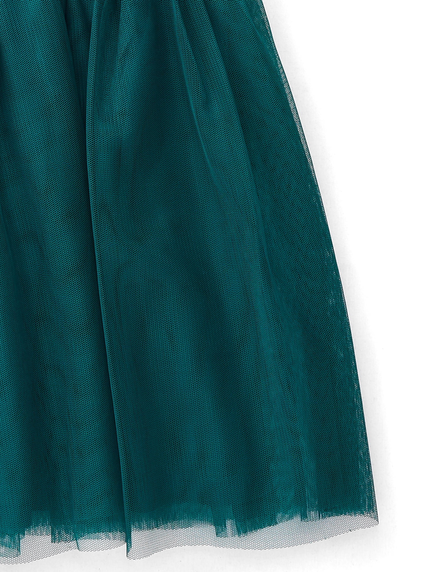 Wonder Nation Girls Velour Tutu Dress with Long Sleeves, Sizes 4-18 & Plus