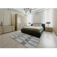 thumbnail image 4 of Ahgly Company Indoor Rectangle Patterned Gray Cloud Gray Area Rugs, 8' x 10', 4 of 6