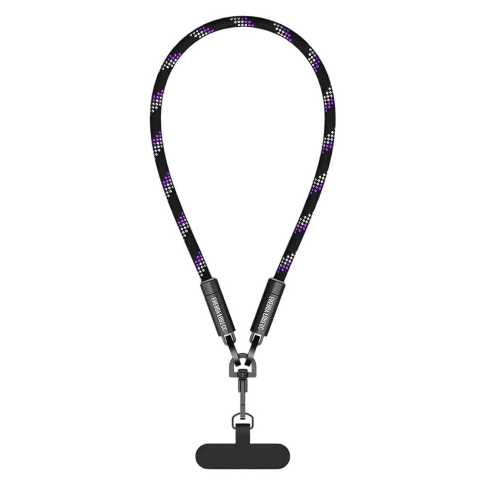 240W USB C Lanyard Cable Fast Charging Data Sync for S24 S23 Smartphone Wearable Crossbody Nylon Neck Straps Replacement