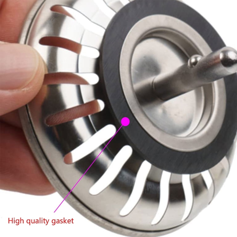 5 Pack Kitchen Sink Drainer Rubber Washer for Basket Strainer Plug Rubber Seal Gasket Rings Washer Bathroom Sink Drain Seal Rings Fastener Washers (outer diameter:55mm, inner diameter:30-32mm