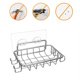 thumbnail image 5 of Bewildely Jabonera de acero inoxidable sin perforaciones Caja de jabón montada en la pared en la cocina del baño Juegos de accesorios de baño No.1 Bewildely HA024676-01, 5 of 6