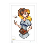 New York Yankees 24'' x 36'' Ballpark Princess Limited Edition Print