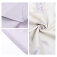 thumbnail image 4 of Unique Bargains Pillowcase Soft Floral Pillow Cases with Envelope Closure Queen Purple, 4 of 8