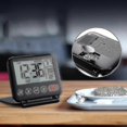 thumbnail image 3 of Foldable Digital Travel Alarm Clock Folding Bedside Clock With Snooze Mode - shang jue, 3 of 5