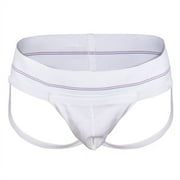 Champion Athletic Jockstrap, Sports Support, White, Large
