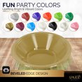 thumbnail image 2 of Plastic Bowls Disposable, Gold Plastic Cereal Bowls, 12 Oz Small Plastic Bowls for Serving Popcorn, Soup, Salad, Party Supplies, Pack of 20 - By SparkSettings, 2 of 6
