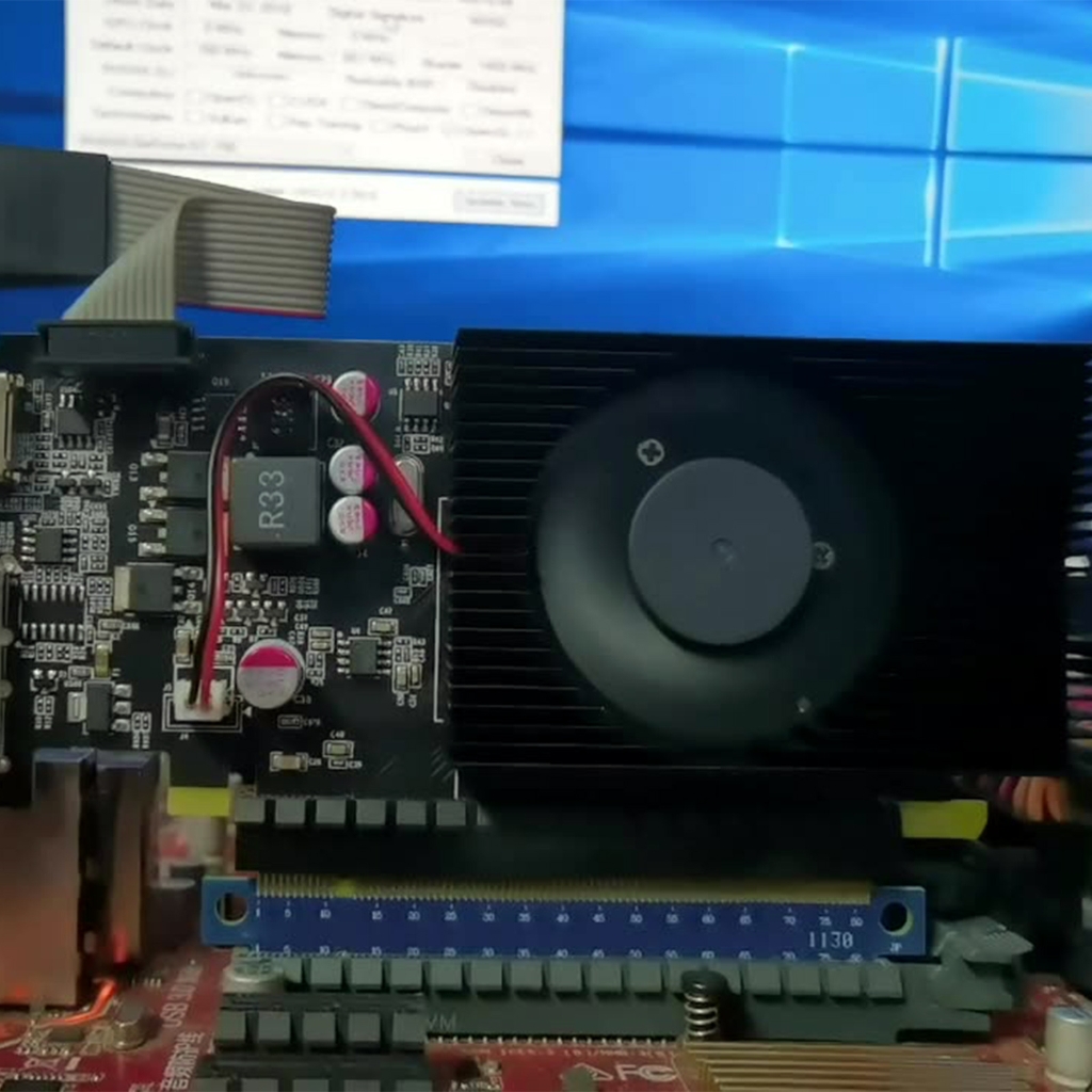 WINDLAND Desktop Gaming GPU GTX750TI 4GB 128BIT DDR5 Memory DirectX11 Efficient Cooling
