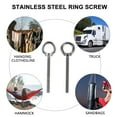 thumbnail image 5 of Milisten 2Pcs Stainless Steel Eye Bolt Anchor Heavy Duty for Outdoor and Industrial Use, 5 of 8