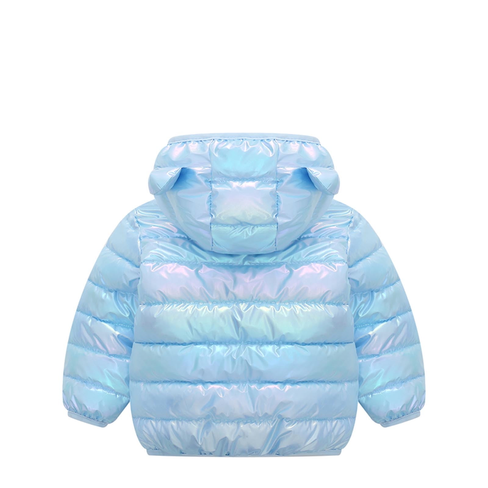 zanvin Winter Coats for Kids with Hoods Light Puffer Jacket for Baby Boys Girls Infants Toddlers Light Blue 1 Year