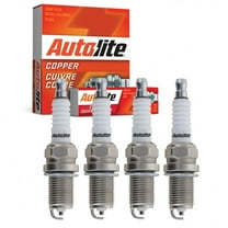 4 pc Autolite Copper Core Spark Plugs compatible with Chevrolet Sonic 1.8L L4 2012-2018