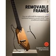 thumbnail image 3 of Guitarra eléctrica acústica sin cabeza Donner HUSH I con funda, 3 of 7