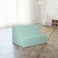 thumbnail image 4 of Geometric Foldable Mattress, Symmetric Nested Rhombus, 74.8" x 35.4", Seafoam and White, by Ambesonne, 4 of 6
