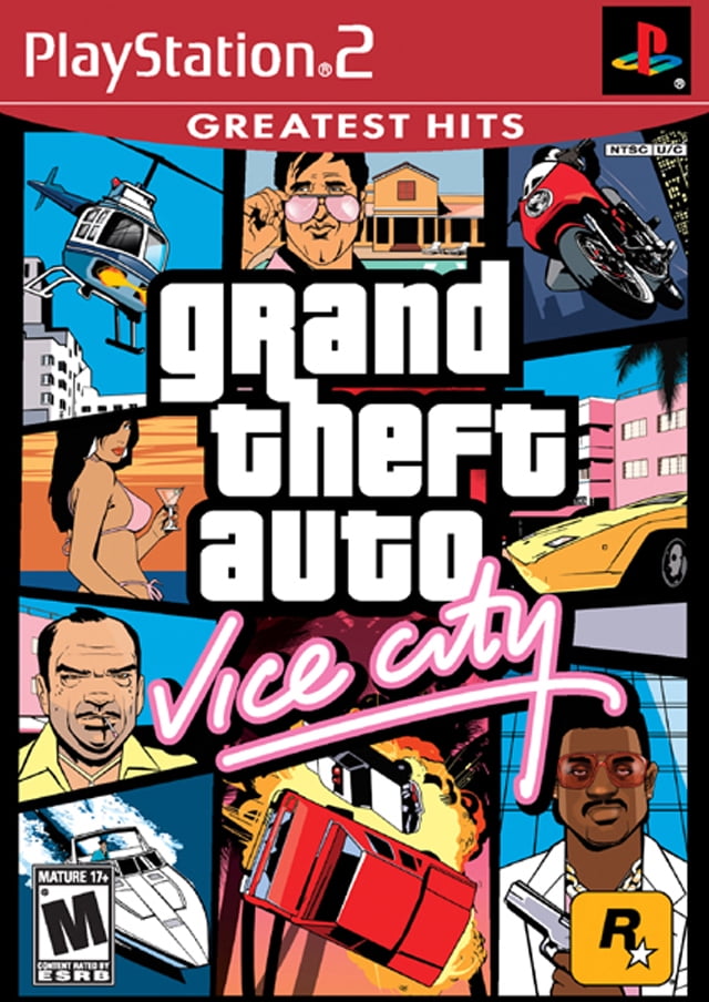 Ps2 Grand Theft Auto Vice City Walmart Com Walmart Com